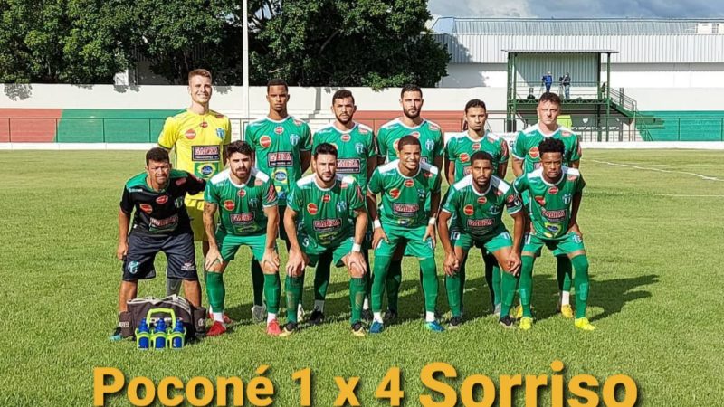 Sorriso goleia o Poconé a assume a vice-liderança do Campeonato Mato-grossense 2021