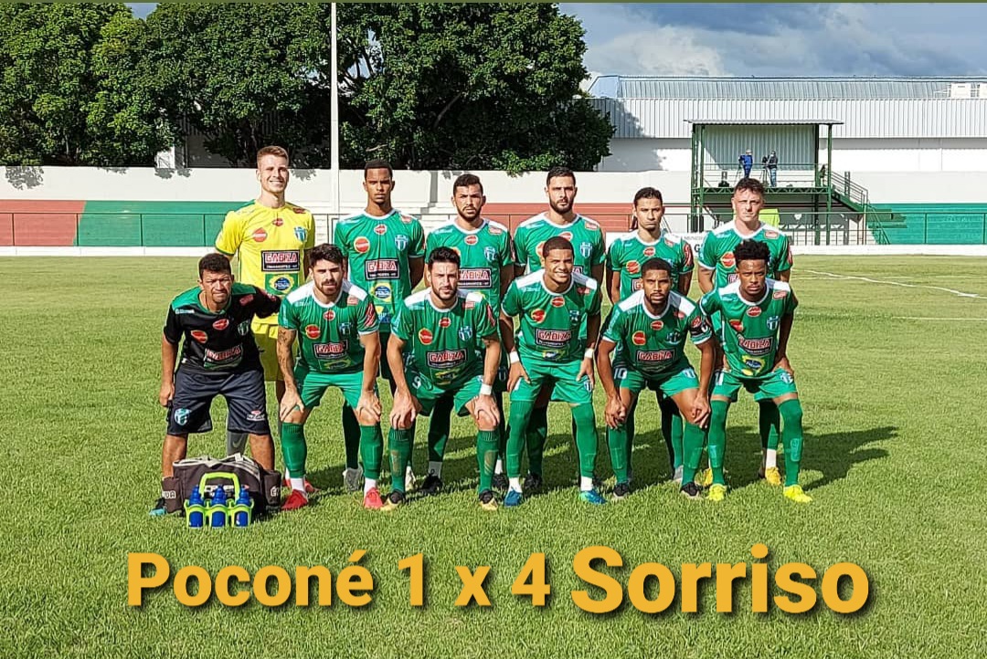 Sorriso goleia o Poconé a assume a vice-liderança do Campeonato Mato-grossense 2021