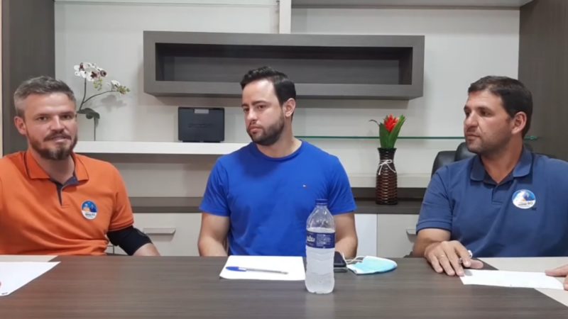 Delegado Geraldo e Fernando Bertolin recebem o apoio do deputado Ulysses Moraes