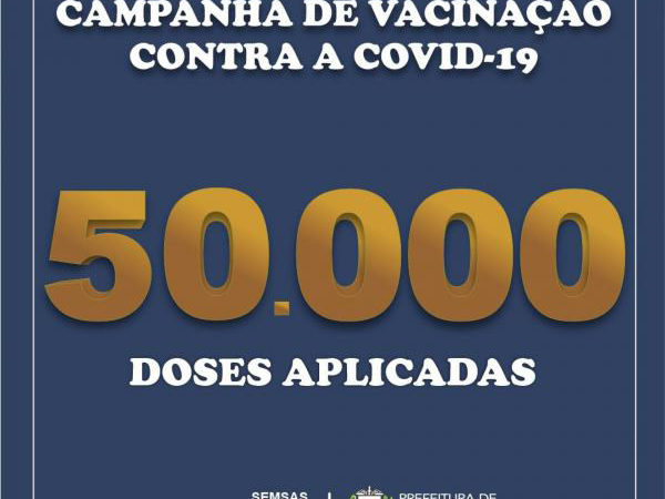 Sorriso já aplicou mais de 50 mil doses contra a Covid-1