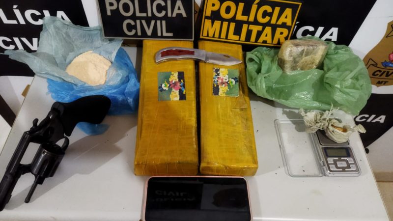 Vera: Polícia Civil prende homem com arma e drogas
