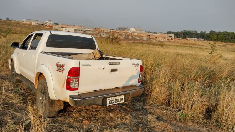 Sorriso: Policiais recuperam hilux roubada nessa madrugada