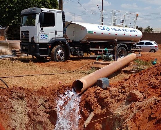 Águas de Sorriso inicia perfuração de novo poço tubular profundo no bairro Nova Prata