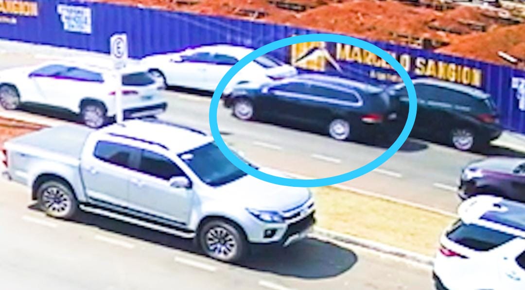 Sorriso: Corolla estacionado é atingido por veículo e condutor foge