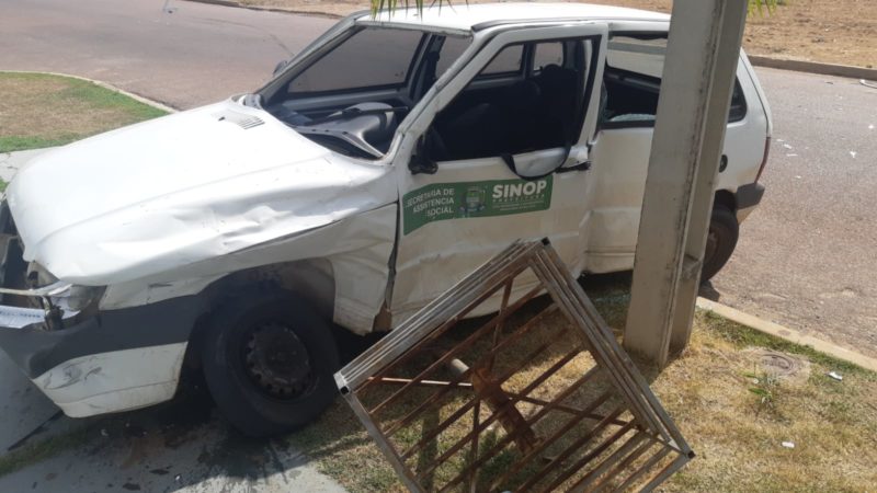 Sinop: Carro da prefeitura se envolve em acidente e servidora será operada