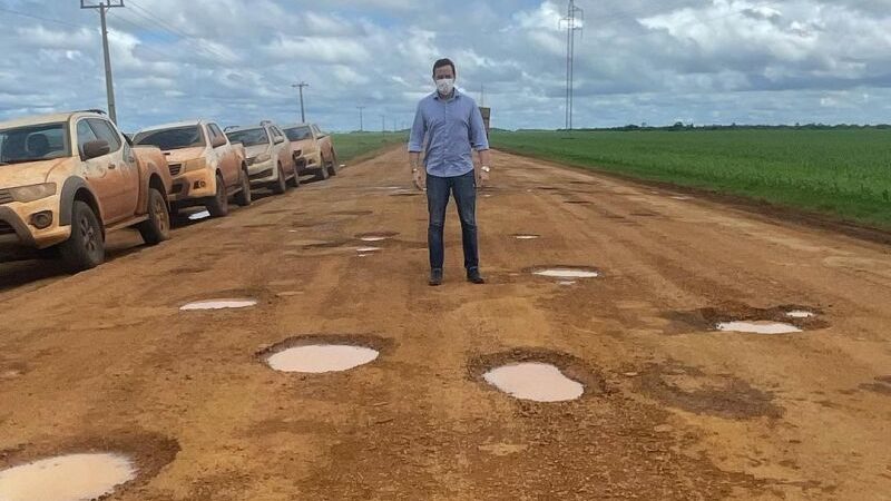 Após fiscalização do Deputado Ulysses Moraes trecho da MT-448 vai receber pavimentação asfáltica