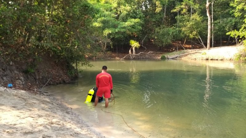 Sorriso: Bombeiros fazem busca por pessoa que desapareceu na Região do poção