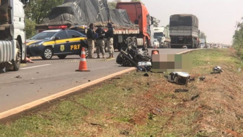 Acidente de moto mata ex-prefeito de Diamantino/MT e esposa na BR-163