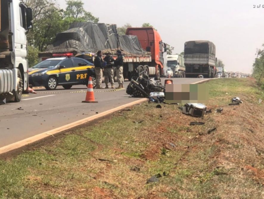 Acidente de moto mata ex-prefeito de Diamantino/MT e esposa na BR-163