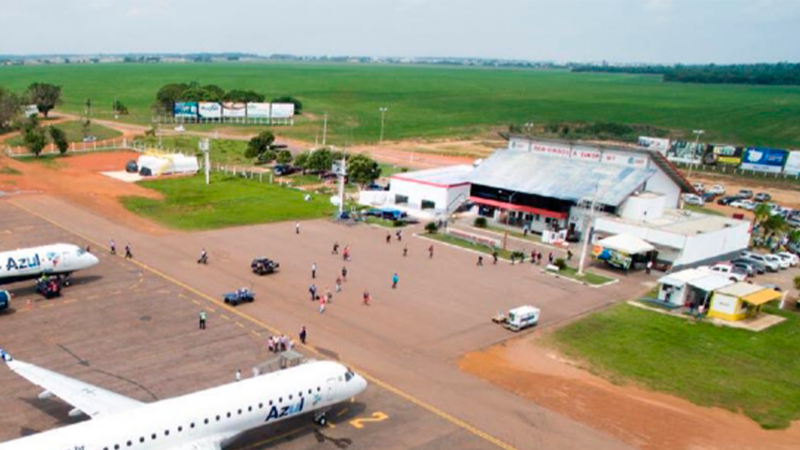 Aeroporto de Sinop tem alta de 30% nos embarques e desembarques em 2021