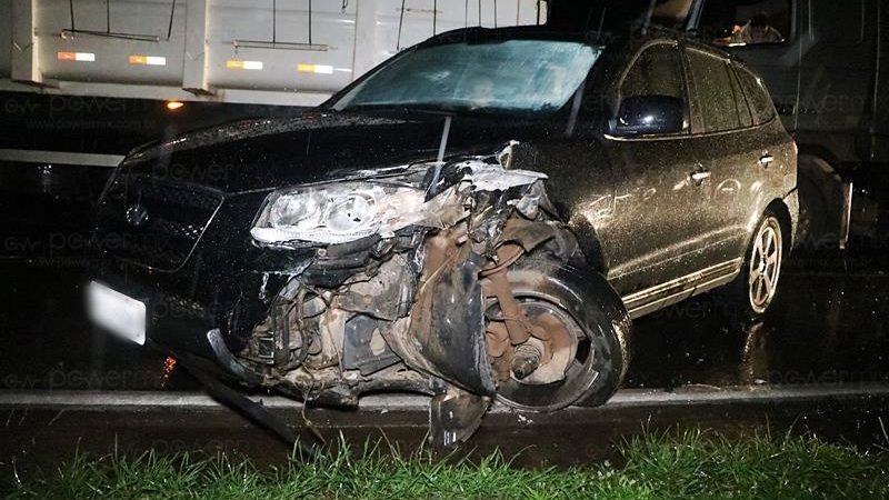 Dois acidentes envolvendo vários veículos interdita BR-163 em Nova Mutum-MT