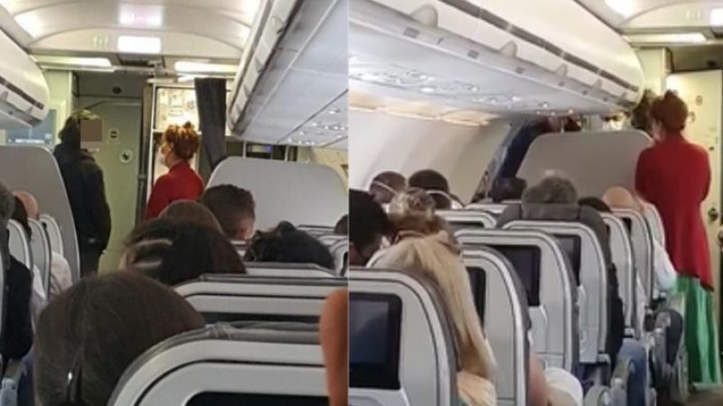 Avião volta a área de embarque após passageiro negar uso de máscara