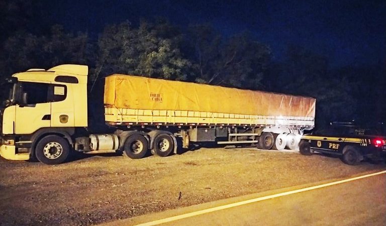 PRF em Sorriso localiza semirreboque com adulteração nos sinais identificadores