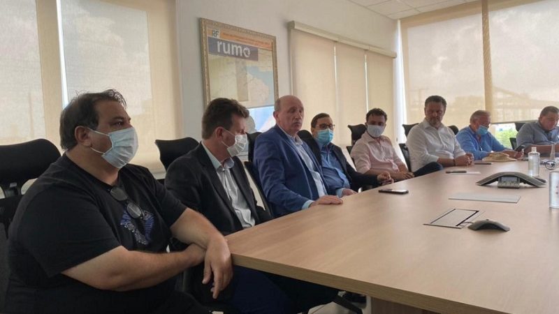 Presidente da Câmara Damiani participa de reunião que solicita a inclusão de Sorriso e Sinop na rota da ferrovia estadual