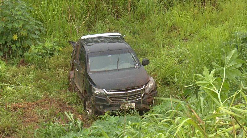 Sorriso: Veículo capota na BR-163 após mulher perde controle