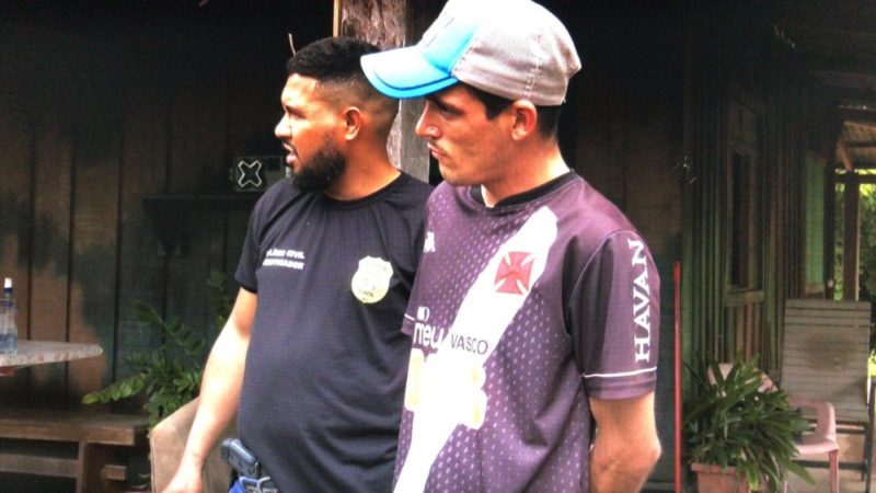 Fotos: suspeito preso ontem (6) pela PM em Sinop com arma de sargento morto confessa crime