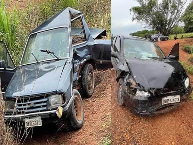Acidente envolvendo dois carros deixa 3 pessoas feridas na MT-320, em Colíder