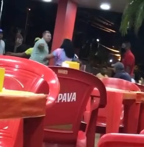 Pai de jovem que agrediu Garçom  por ciúmes da filha revela ameaças e foge de Ipiranga do Norte