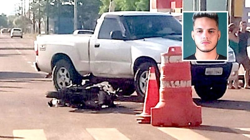 Jovem de 18 anos morre após moto em que ele estava bater em caminhonete em avenida de Sinop