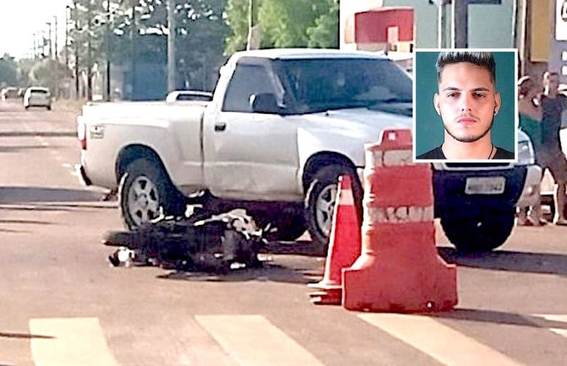 Jovem de 18 anos morre após moto em que ele estava bater em caminhonete em avenida de Sinop