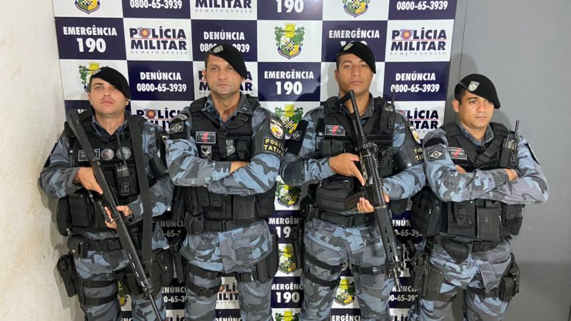 Sorriso: Policiais da Força Tática fecham cerco a traficantes em boca de fumo com 150 papelotes de maconha