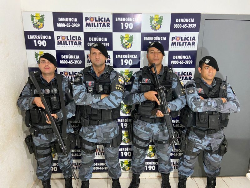 Sorriso: Policiais da Força Tática fecham cerco a traficantes em boca de fumo com 150 papelotes de maconha