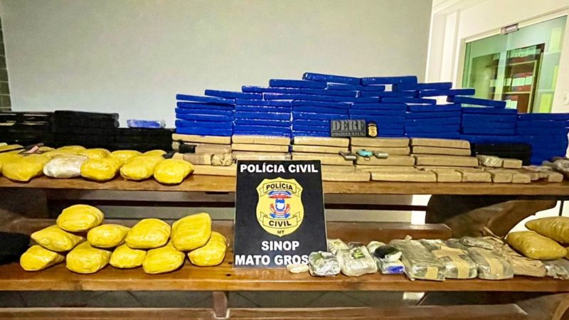 Homem investigado por envolvimento com carregamento de entorpecentes é preso em Sinop
