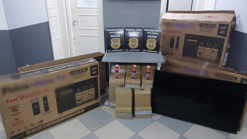 Funcionário de transportadora é preso suspeito de furtar encomendas e vender por R$ 200 cada item em MT