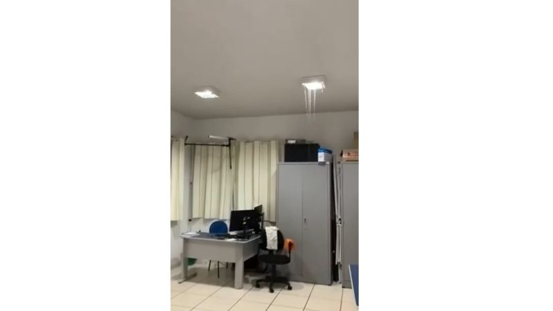 Prefeita se revolta com dilúvio dentro Gabinete, após anúncio de reforma de R$300 mil recebeu críticas da oposição